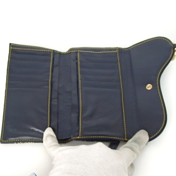 Authentic Christian Dior Tri-fold wallet leather [Used] - Picture 5 of 6